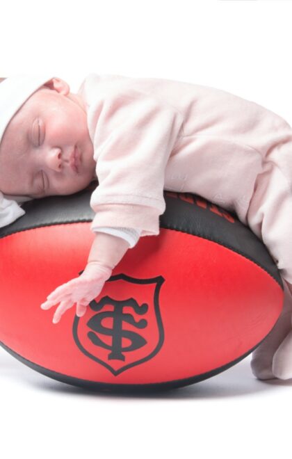 Portrait bébé, rugby photo Laurent Belet Toulouse